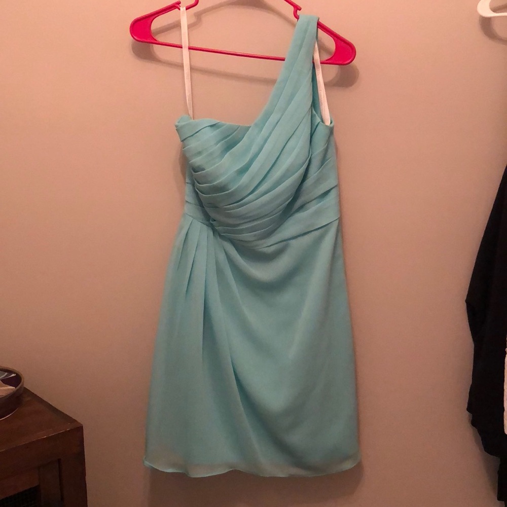 Bridesmaid dress by David’s Bridal